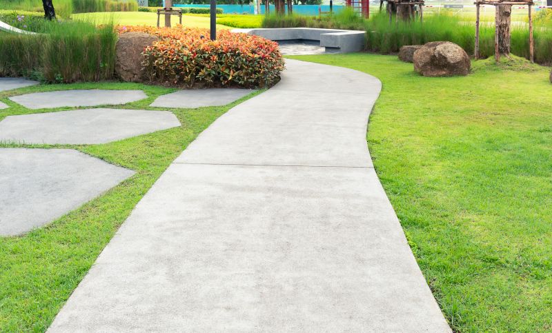 Walkway Concrete Paths